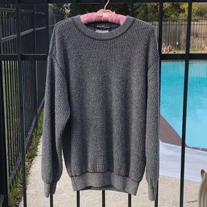 Salvatore Ferragamo men’s gray wool sweater sz M